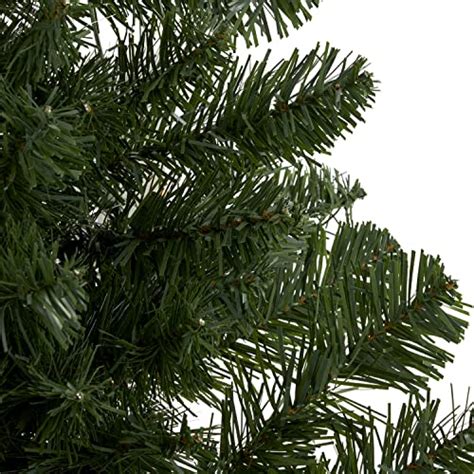 Home Heritage 7 Foot Artificial Half Pine Christmas Tree Prelit With