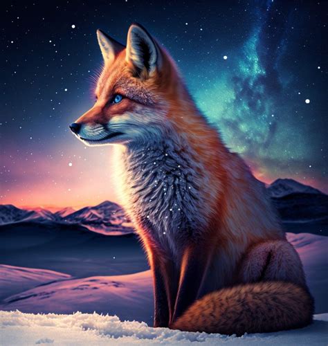 Fox Fantasy Fantasy Art Fantastic Fox Glitch Wallpaper Pet Fox Fox