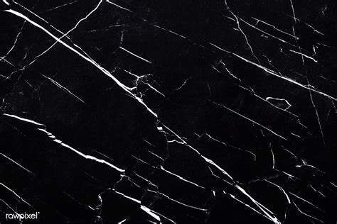 Close Up Of A Black And White Marble Textured Wall Free Image By