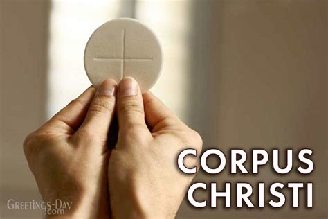 Corpus Christi Celebratedobserved On June 16 2022 ⋆ Greetings Cards