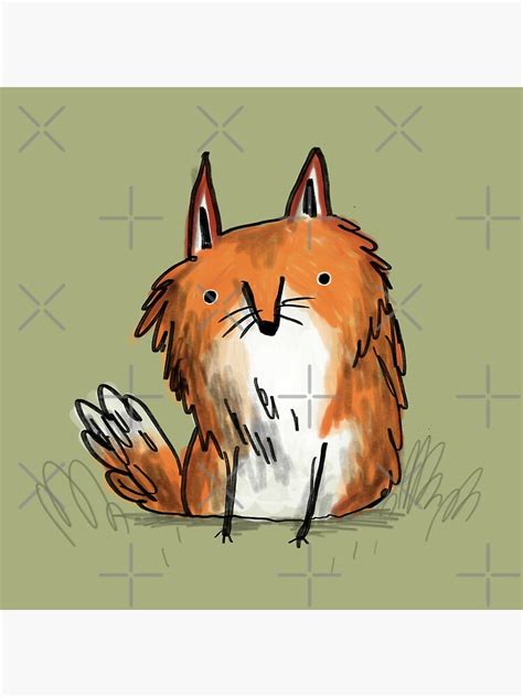 Scraggly Fox Art Print For Sale By Sophiecorrigan Redbubble