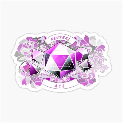 Stickers Dungeons And Dragons Sticker Demisexual Roll With Pride Paper