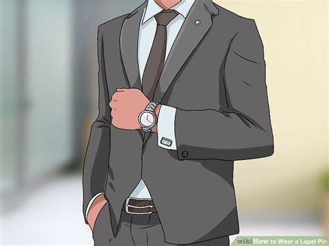 How To Wear A Lapel Pin With Pictures Wikihow