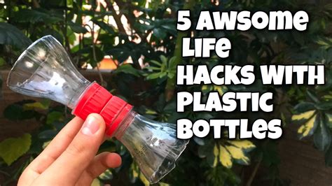 5 Awsome Life Hacks With Plastic Bottles Youtube