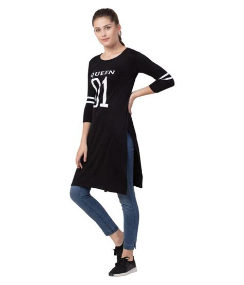 Arbiter Collection Cotton Lycra Tunics Black Buy Arbiter Collection