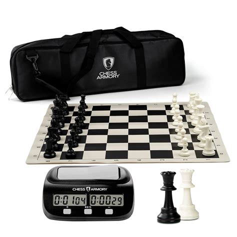 Buy Chess Armory Deluxe Tournament Chess Set 20 Vinyl Board With Chess