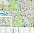 Touristischer stadtplan von Leipzig
