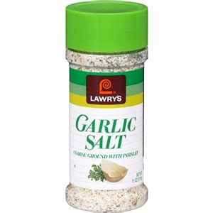 Large amounts of salt consumption can produce huge thirst and urination, or even sodium ion poisoning in pets. McCormick Lawrys 11 oz. Garlic Salt with Parsley