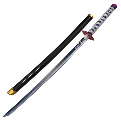 Kimetsu No Yaiba Giyu Tomioka Wooden Katana Knives And Swords Specialist