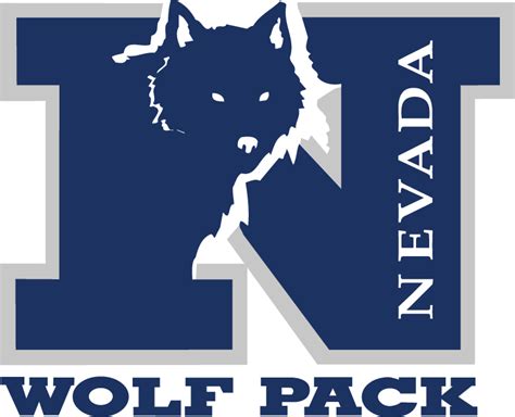 Nevada Wolf Pack Primary Logo 2000 Wolf On Midnight Blue N With