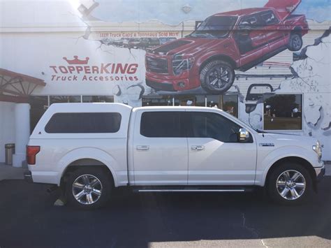 2020 Pearl White Ford F150 With Leer 180 Topperking Topperking