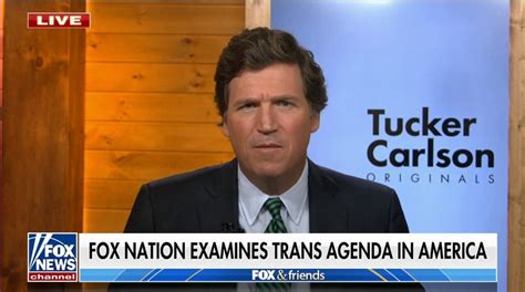 tucker carlson originals explores transgender movement in america we re being told to shut