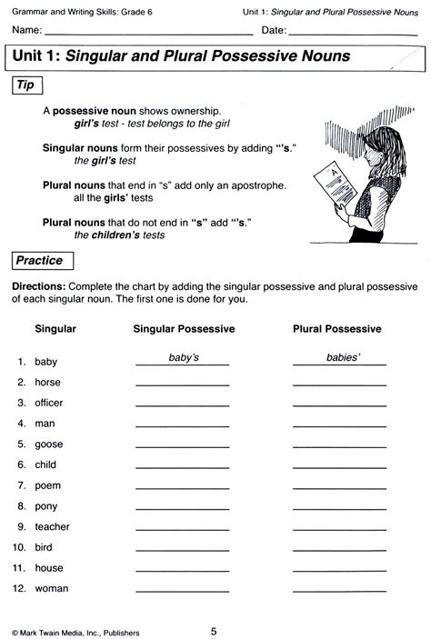 Review games like crazy taxi, pacman and soccer merged with trivia questions about a possessive noun shows that a person or animal owns or has something add an apostrophe and s s to a singular noun to make it a. 1st Grade Possessive Pronouns Worksheet Pdf | schematic ...