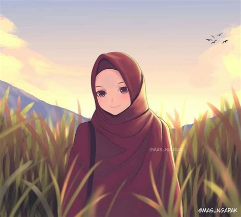 Hijabers Fanart In 2021 Anime Muslim Hijab Cartoon Islamic Cartoon
