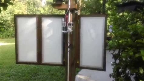Woodwind Acres Outdoor Shower Privacy Panels Intallation Youtube