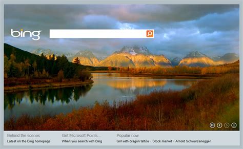 Bing Enables Html5 Home Page In The Us