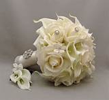 Wedding Silk Flowers Bridal Bouquet