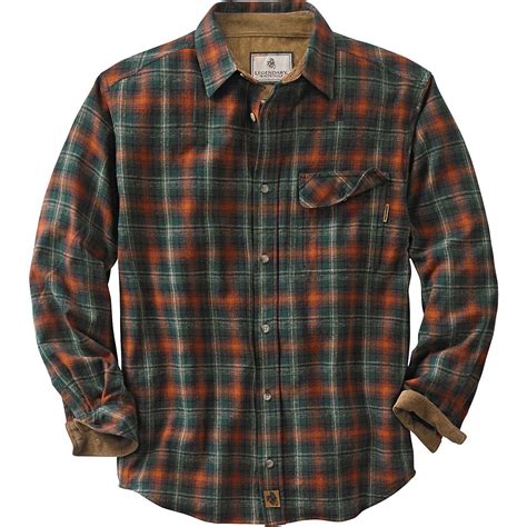 Legendary Whitetails Mens Buck Camp Flannel Shirt Ebay