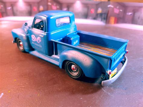 1950 Chevy Pick Up Plastic Model Truck Kit 125 Scale 1076 12