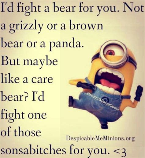 Fighting Minion With Images Laugh Out Loud Funny Quotes Minion Quotes