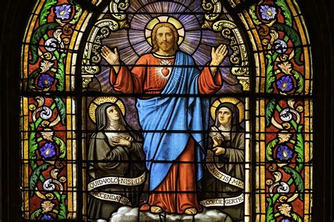 Hd Wallpaper Jesus Christ Painting Religious Stained Glass Religion