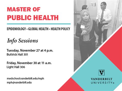 Master Of Public Health Program Hosts Information Sessions Vanderbilt