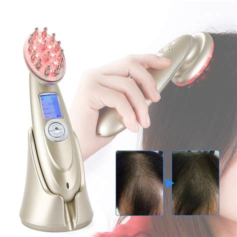 Anti Hair Loss Comb Electric Laser Hair Growth Equipment Infrared Rf Nano Red Light Ems