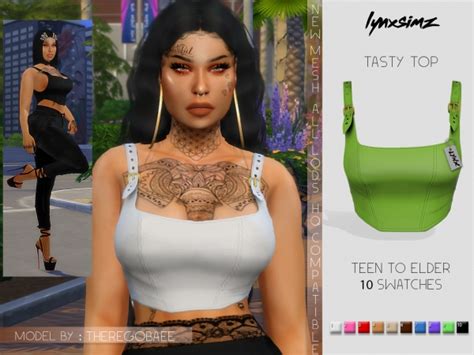 Lynxsimz Tasty Top Sims 4 Cc Kids Clothing Sims 4 Mods Clothes