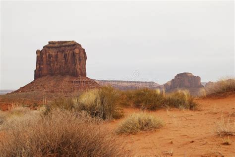 Monument Valley Red Desert Landscape Stock Photo Image Of Arizona