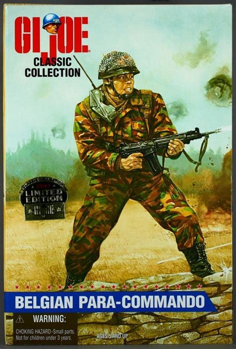 Gi Joe Classic Collection Belgian Para Commando 12 Action Figure Mip