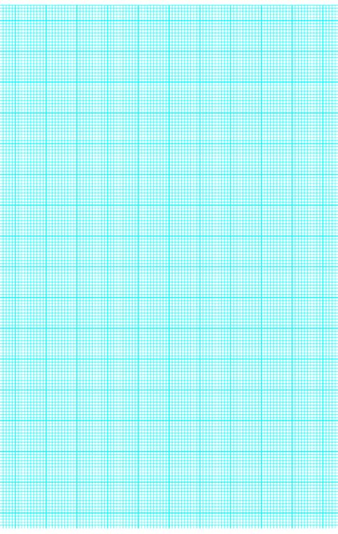 10 Lines Per Inch Graph Paper On Ledger Sized Paper Free