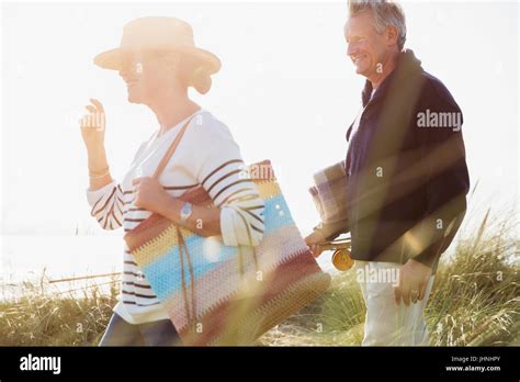Mature Couple At Beach Hi Res Stock Photography And Images Alamy
