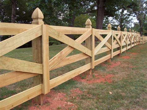 Custom Wood Crossbuck Horse Fence Design By Mossy Oak Fence Company