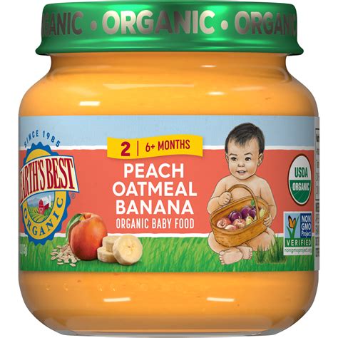 We did not find results for: Peach Oatmeal Banana Stage 2 Jarred Baby Food | Earth's Best