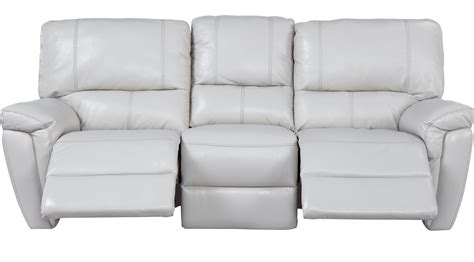 Sorrento reclining sofa by lane furniture. $999.99 - Browning Bluff Light Gray Leather Reclining Sofa ...