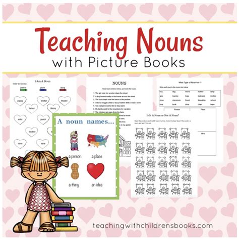 Free Teaching Nouns With Picture Books Printable Pack Money Saving