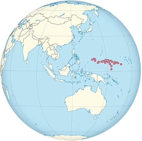 West malaysia is located on the southern tip of the malay peninsula and borders thailand in. File:Micronesia on the globe (Southeast Asia centered ...