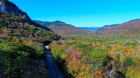 Fall Foliage White Mountains Of Nh By Drone October 2017