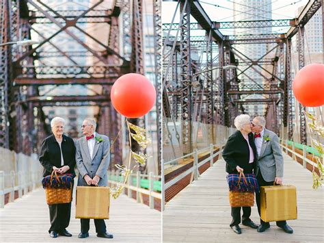 Couple Celebrates 61 Years Of Marriage In Up Inspired Shoot Couples Anniversary Photos