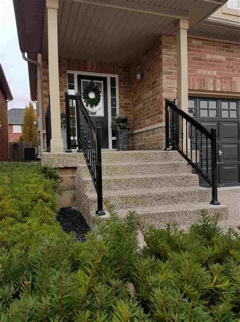 No pipe cutting or drilling is required. Aluminum Outdoor Stair Railings, Railing System, Ideas & DIY
