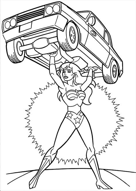 23 Wonder Woman Colouring Pages Homecolor Homecolor