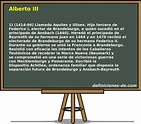 Breve biografía de Alberto III
