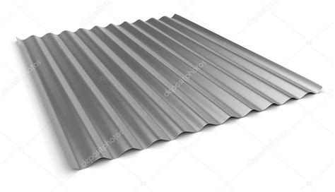 Corrugated Sheet Of Metal — Stock Photo © Coddie 36434819