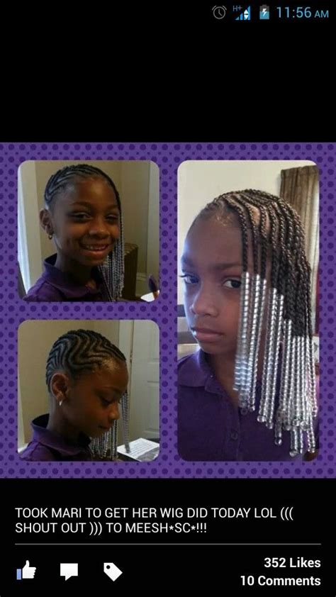 This braided bun hairstyle for kids looks complicated, but i promise you it's very easy to pull off. African American kids style - BRAIDS | Kid braid styles, Braid styles