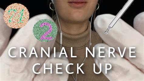 ASMR Chaotic Cranial Nerve Exam Check Up Doctor Roleplay Personal Attention Nurse Medical