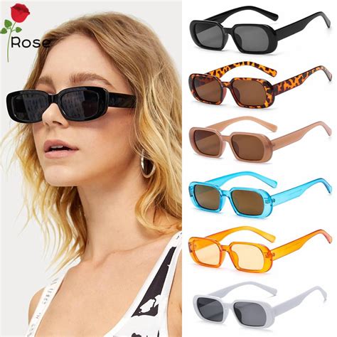 Rose Fashion Retro Oval Sunglasses Small Frame Shades Sunglasses For Women Sunglasses Uv400