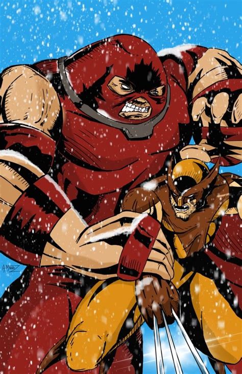 Juggernaut Vs Wolverine Superhero Comic Wolverine Superhero