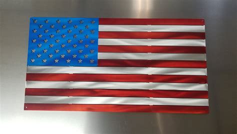Metal American Flag Personalized Custom Metal Art Home Decor