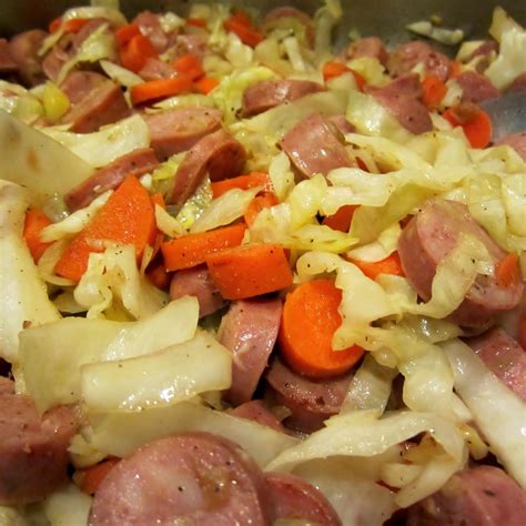 Be the first to rate & review! Chicken Apple Sausage with Cabbage Noodles | Healthy ...