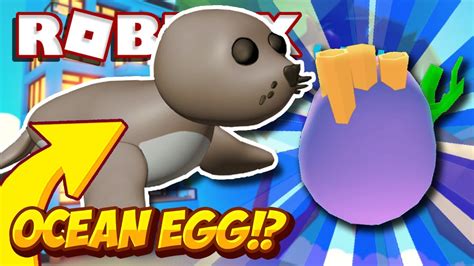 This adopt me update just came out, and it's one of. NEW OCEAN EGG IN ADOPT ME! SEAL PET In Adopt Me Pets NEW ...